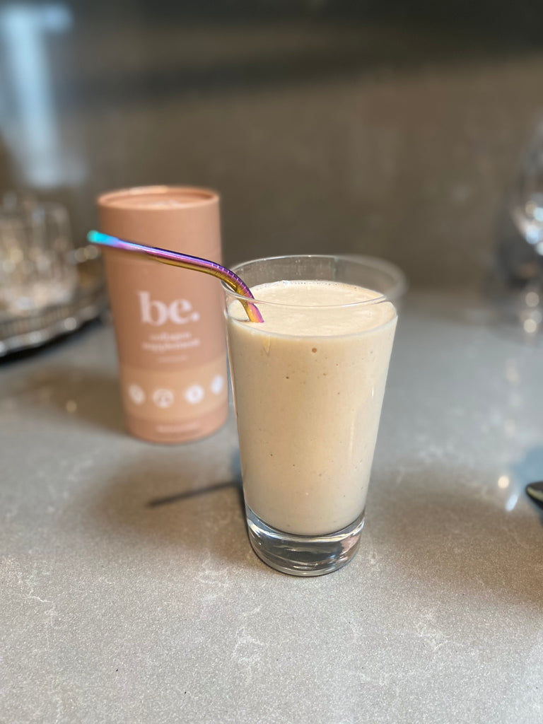 Jaq's Snaqs: be. Chocolate Collagen Banana Peanut Butter Smoothie