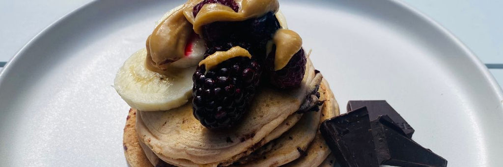 Jaq's Snaqs: How to Make Chocolate Collagen Choc Chip Pancakes