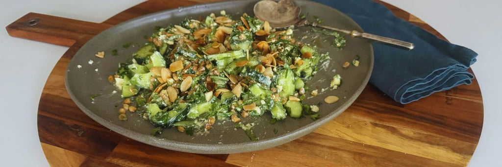 Jaq's Snaqs: Egyptian Feta Protein Salad
