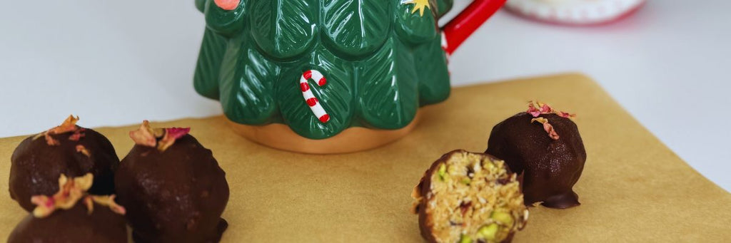 Festive Cranberry & Pistachio Protein Balls