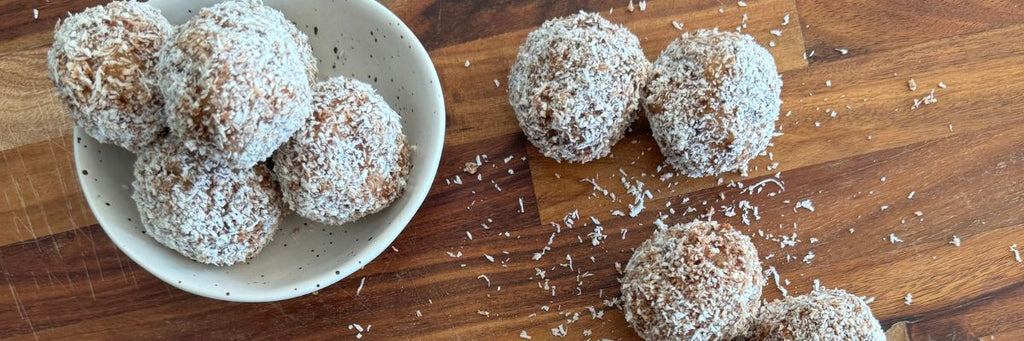 Jaq's Snaqs Lamington Protein Balls