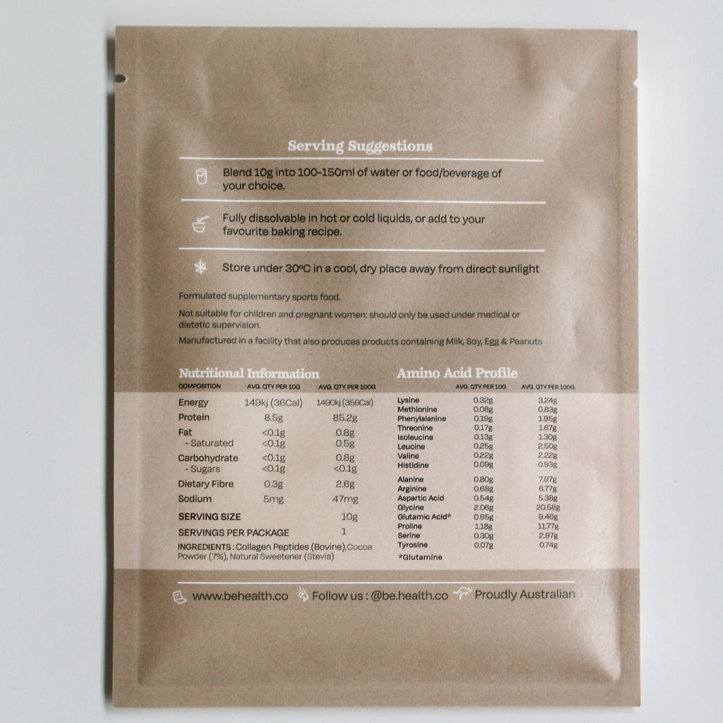 Chocolate Collagen Travel 6 Pack - be. Health